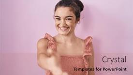  Presentation with business pink - 