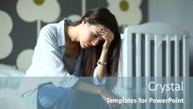  Presentation with young children - Cool new presentation with young-tired-woman-sitting backdrop and a seafoam green colored foreground