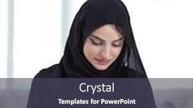  Presentation with iftar - Slides consisting of young-traditional-muslim-woman-reading background and a tawny brown colored foreground