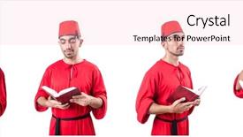  Presentation with book of love - Slides having young turk with book background and a lemonade colored foreground