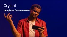  Presentation with blue neon - 