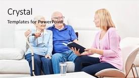  Presentation with real woman hair texture human - PPT layouts enhanced with young volunteer woman reads stories background and a sky blue colored foreground