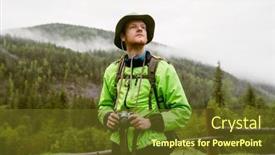  Presentation with hiking mountain - 