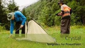  Presentation with hiking mountain - 