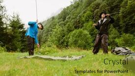  Presentation with mountain hiking - 