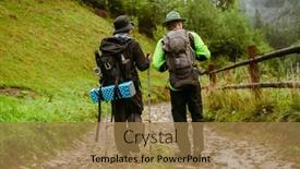  Presentation with mountain hiking - 