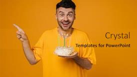  Presentation with birthday cake - 