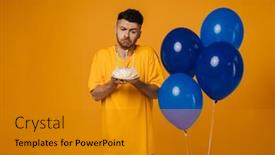  Presentation with birthday cake - 