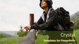  Presentation with hiking mountain - 