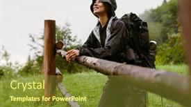  Presentation with mountain hiking - 