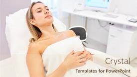  Presentation with surgery - Cool new theme with young-woman-as-a-patient backdrop and a lemonade colored foreground