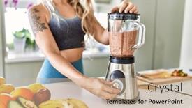  Presentation with smoothie - 