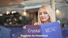  Presentation with restaurant menu - 