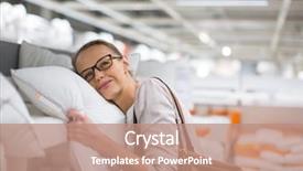  Presentation with modern color - Audience pleasing slide deck consisting of young woman choosing the right backdrop and a coral colored foreground