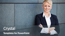  Presentation with confidence - Amazing presentation design having young woman confidence - attractive businesswoman backdrop and a dark gray colored foreground