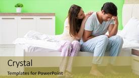  Presentation with lactation young woman breastfeeding - Presentation having young woman consoling disappointed impotent background and a yellow colored foreground