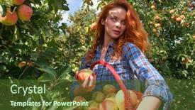  Presentation with light rays - Slide set consisting of young-woman-cute-blond-girl background and a tawny brown colored foreground