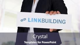  Presentation with alumni website - Audience pleasing PPT theme consisting of young-woman-designing-a-website backdrop and a tawny brown colored foreground