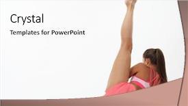  Presentation with young hackers in the concept - PPT layouts having awana - sport fitness and yoga concept background and a white colored foreground