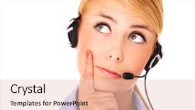  Presentation with self - Amazing PPT theme having young woman drawing her self backdrop and a lemonade colored foreground