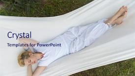  Presentation with free culture indonesia - Audience pleasing slides consisting of young woman enjoying free time backdrop and a  colored foreground