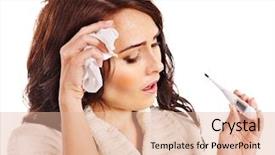  Presentation with children and turn taking - Colorful PPT layouts enhanced with young woman having flue taking backdrop and a lemonade colored foreground