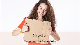  Presentation with blank - Audience pleasing presentation consisting of butcher in hockey mask with bloody meat cleaver backdrop and a dark gray colored foreground