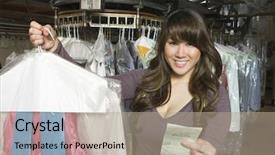  Presentation with laundry cloth - Presentation enhanced with baking - christmas new year background gingerbread background and a coral colored foreground.