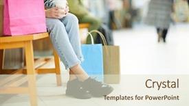  Presentation with black woman - PPT layouts having young woman in blue jeans background and a lemonade colored foreground