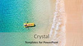  Presentation with mattress - Audience pleasing presentation design consisting of young-woman-in-hat-relaxing backdrop and a lemonade colored foreground