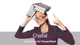  Presentation with purple gold floral - Cool new PPT layouts with young woman in purple costume backdrop and a tawny brown colored foreground