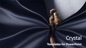  Presentation with sexy girl - Audience pleasing slides consisting of young woman in sexy lingerie backdrop and a wine colored foreground