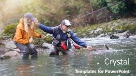  Presentation with fly - Colorful PPT layouts enhanced with young-woman-learning-to-fly backdrop and a gray colored foreground