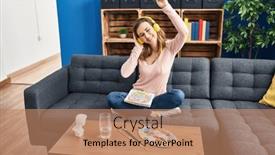  Presentation with listening woman - 