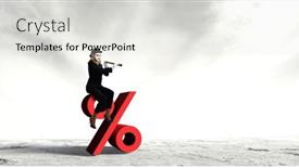  Presentation with mime - Colorful PPT theme enhanced with young-woman-mime-mixed-media backdrop and a light gray colored foreground