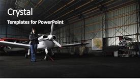  Presentation with old clothes - Presentation design having young woman model in fashion background and a dark gray colored foreground