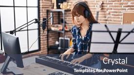  Presentation with piano keyboard - 