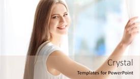  Presentation with curtains - Audience pleasing presentation theme consisting of  backdrop and a  colored foreground