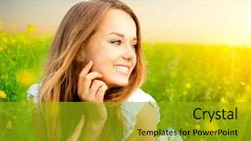  Presentation with beauty beautiful autumn in japanese - Amazing slide deck having young woman outdoors enjoy nature backdrop and a gold colored foreground