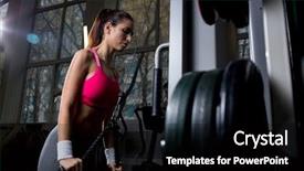  Presentation with woman tied rope sexual - Presentation consisting of young woman pulling ropes down background and a black colored foreground