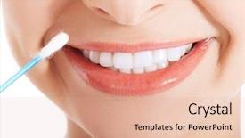  Presentation with young college student diagnosis of sti - Cool new presentation theme with christmas sale stickers with sample promo text on geometric shapes - circles backdrop and a light gray colored foreground