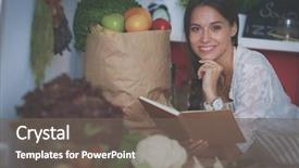  Presentation with cookbook - Amazing PPT theme having  backdrop and a  colored foreground