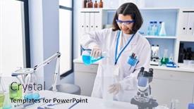  Presentation with test tube laboratory - 