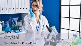  Presentation with microscope - 