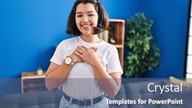  Presentation with hands heart - 