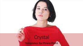  Presentation with livre electronic - Presentation theme having young woman smoking electronic cigarette background and a red colored foreground