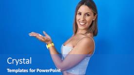  Presentation with woman hands open - 