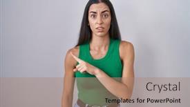  Presentation with forefinger - 