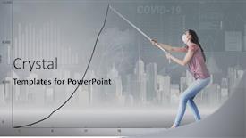  Presentation with lactation young woman breastfeeding - Audience pleasing theme consisting of young-woman-trying-to-flatten backdrop and a light gray colored foreground