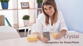  Presentation with orange juice - 